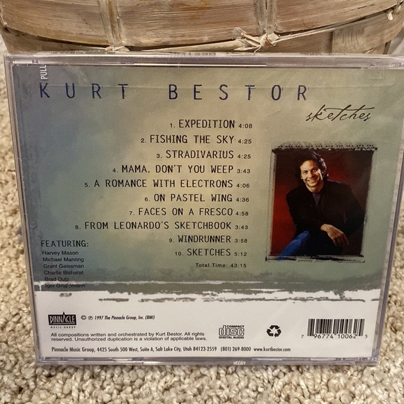 🆕NIP: Kurt Bestor- Sketches CD 💿 Instrumental Melodies- DEMO CD - Picture 3 of 4